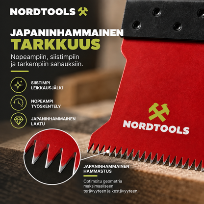 NordCut™ Japaninhampaiset monitoimityökalun terät