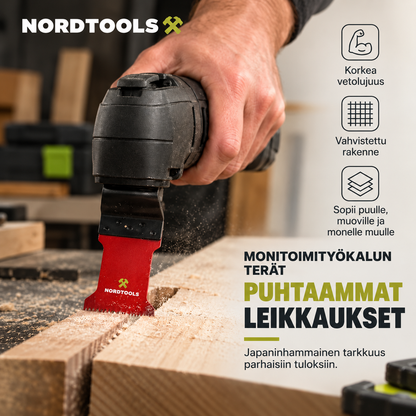 NordCut™ Japaninhampaiset monitoimityökalun terät