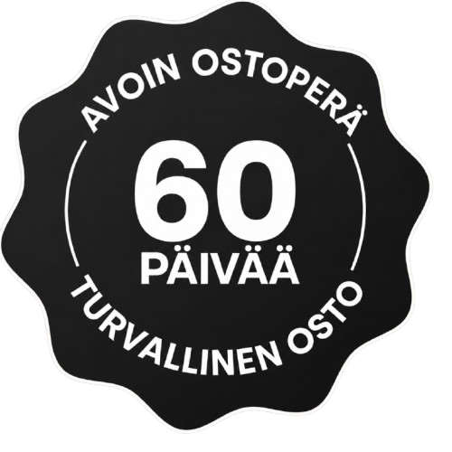 60 päivän tyytyväisyystakuu